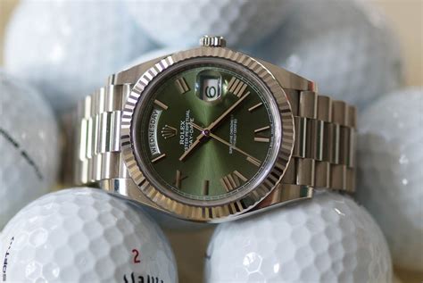 Rolex watches golf